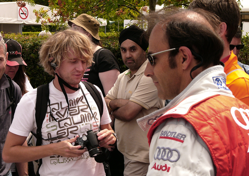 Illustration for article titled Motoring Celebrities at the Festival of Speed